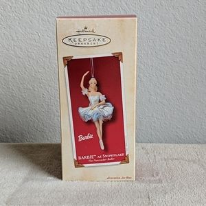 Barbie As Snowflake Ornament
